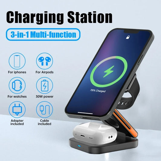 3-in-1 Foldable Wireless Charger