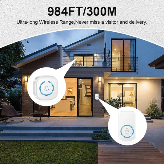 Wireless Doorbell 300M Range