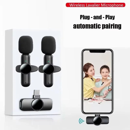 Wireless Lavalier Microphone Set