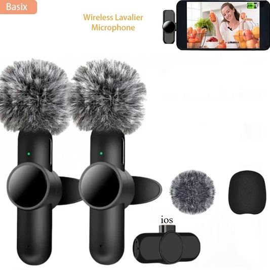 Wireless Lavalier Microphone Set